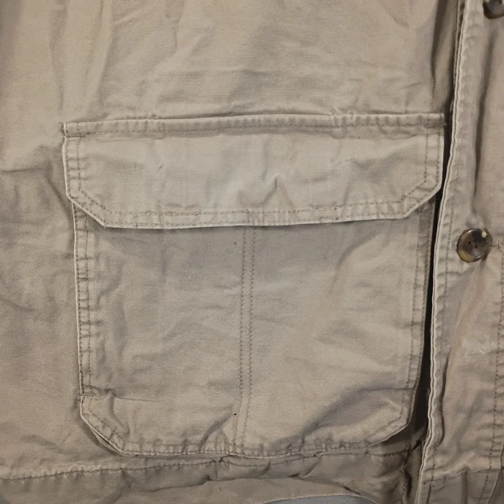 Cabela's Mens Barn Chore Canvas Jacket XXL TALL, Lined, Corduroy Collar
